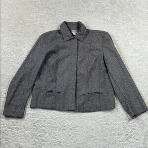 Vintage 90s Company Collection grey blazer jacket, size 16
